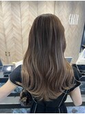 アッシュベージュハイライト