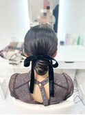 シニヨンヘア