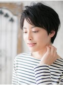ネイビーブラックで好感度◎アンニュイこなれヘアW草加