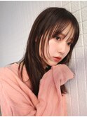 【レイヤーカット/阿部達哉】顔まわりカット/ミディアムレイヤー