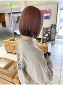ボブ×エンドカラー