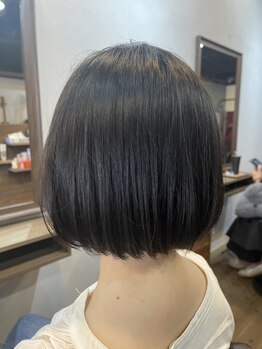 ケアルタイム(Curel time)の写真/【乾かすだけで良いんです!】すきすぎは“広がりやモチの悪さ“の原因に。もち・おさまりカットならお任せ!