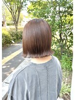 ファースト 長町店(first)&nbsp;大人気の切りっぱなしボブ