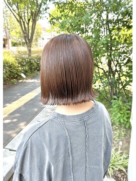 ファースト 長町店(first) 大人気の切りっぱなしボブ