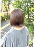 大人気の切りっぱなしボブ