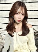 韓国ヘア くびれヘア レイヤーカット 前髪カット