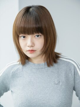 トリッカ シブヤ(TRICCA SHIBUYA) ボブレイヤー/ウルフボブ/ベージュカラー/前髪/イメチェン