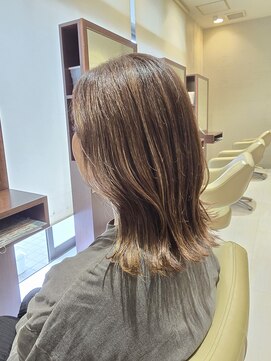 ヘアメイク アリエス 岩切店(HAIR MAKE aries) ハイライトベージュ 仙台 岩切 アリエス 20代 30代 ケアブリーチ