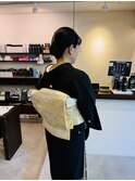 結婚式の留袖の着付けとヘアセット