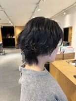 ショートボブ×ニュアンスパーマ