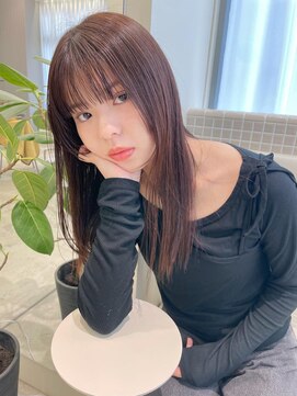 ユーリ(JUURI) ブラウン / ベージュ /マロンベージュ/ ストレート / セミロング