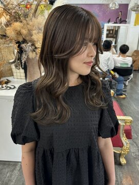 ナジック(749) ブリーチ無し×アッシュブラウン