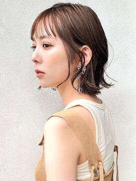 エステージ 鳳店(S-TAGE) シースルーバング×外ハネボブ