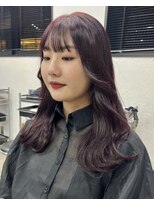 キラ 原宿(KILLA)&nbsp;ブリーチなしダブルカラー/ラベンダーカラーローレイヤー/原宿