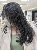 レイヤーカット細めハイライトケアブリーチ海外レイヤー東京銀座
