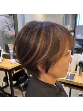 プラグ ヘアーデザイン 老司店(PLUG hair design) ショートボブ