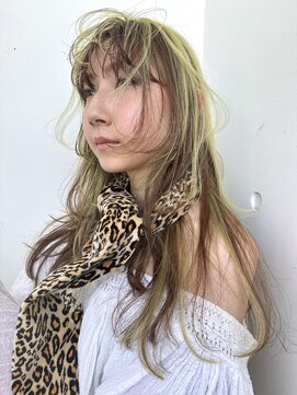 アンドスタイル(&style) レイヤーカット　アンブレラカラー　ケアブリーチ　学割