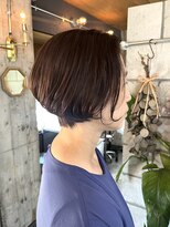 ファスナー(fustener)&nbsp;グラボブ×明るめブラウン