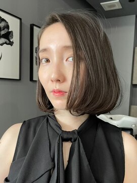 インセプション 銀座(INCEPTION) ぱつっとボブ・ショート/前髪あり/絶壁解消/３0代/４0代/大人