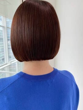 ムード(MOOD,) 暗めカラー/グランマッシュ[レイヤーカット/髪質改善/銀座]