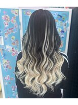 アロハナ 津店(ALOHANA)&nbsp;エクステでバレイヤージュの巻！