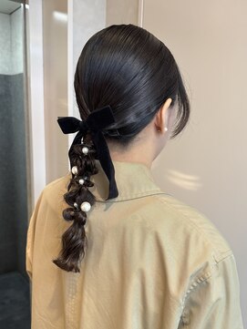 キイ ギンザ(k.e.y GINZA) 編み下ろしアレンジ/ヘアセット