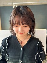 アム(amu)&nbsp;ボブパーマ/パーマボブ/ゆるめパーマ/結べるボブ/パーマヘア