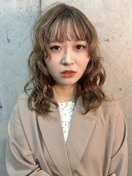 ラニヘアサロン(lani hair salon) ベージュカラー/ブリーチなしダブルカラー/ナチュラル