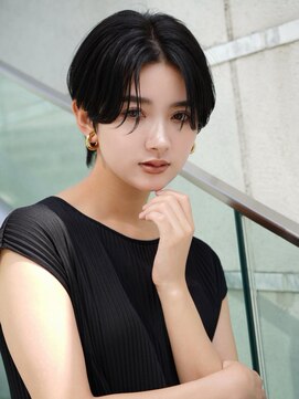 ソワネ 表参道(soigne) 青山白髪ぼかしハイライトミディアムボブアッシュグレージュ50代