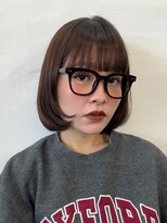 ガーデントウキョウ(GARDEN Tokyo) 内巻きボブ/艶カラー/モカブラウン/レイヤーボブ