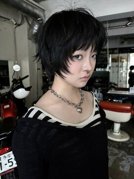 ★ショートカットショートウルフショートレイヤーウルフショート