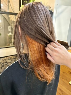 ステア メゾン(stir maison) 全頭ブリーチベース/インナーカラー＊MIKA