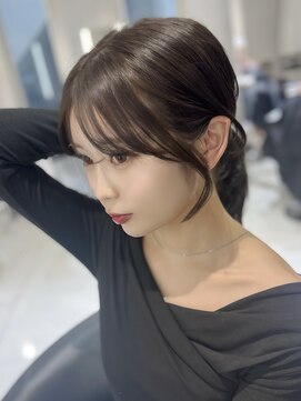 ユーフォリア 池袋東口駅前店(Euphoria) 韓国風前髪カット◎2wayバング小顔見せ暗髪レイヤーカット