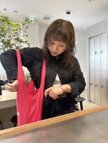 ラビリンス(Labyrinth) light beige color×layer perm