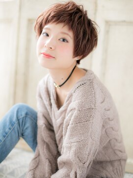 モッズ ヘア 福岡姪浜店(mod's hair) mod's姪浜/ウォームベージュイメチェン小顔束感クールショートj