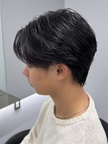 エルマーク 京都駅前(L-MARK)&nbsp;ニュアンスパーマ/センターパート/マッシュ/カルマパーマ/メンズ