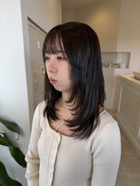 サラ ビューティー サイト 古賀店(SARA Beauty Sight)&nbsp;【髪質改善カラー】レイヤーカット/ナチュラル/ひし形