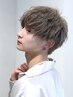 ☆眉カット付き☆　メンズカット＋カラー→11000