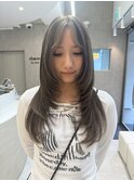 レイヤーカット×デザインカラー