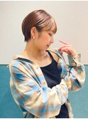 ハンサムショート/丸みショートボブ/20代30代40代50代/顔周り
