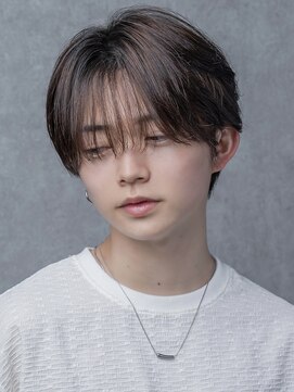ページ(page,) シースルーラウンドマッシュ茶髪韓国ヘア心斎橋