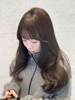 エヌアイ オモテサンドウ(ni omotesando)&nbsp;艶感◇ショコラグレージュ盛れるお顔周りカット【正木碧】