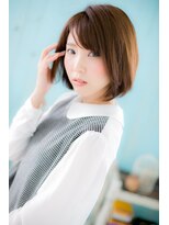 ミック 日暮里店(miq)&nbsp;美フォルムでシンプル★大人ガーリーボブ