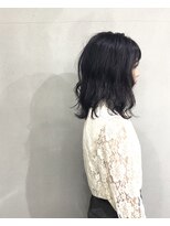 エヌ(N)&nbsp;N/92co. 切りっぱなしボブ×ラベンダーカラー