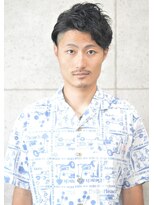 ベルナ(BELUNA)&nbsp;七三スパイラルツーブロックスタイル☆2