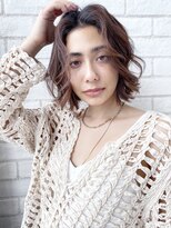 アイティー バイ アルバム 浦和店(IT by ALBUM) フワッとボブ_ココアブラウンフリンジウェーブ_27604