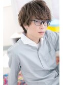 束感カットの毛先で遊ぶグランジショート