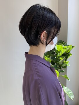 ジルブラン 錦糸町(JIL BLAN) 大人可愛い丸みショート×脱白髪染めハイライトオージュアTr