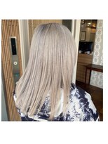 ヘアールーム グリン(Hair room GRin) バレイヤージュ　ハイライト　ブリーチ　ダブルカラー　カラー
