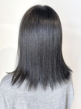 フレイムスヘアデザイン(FRAMES hair design) 艶々☆暗髪♪ブルーグレージュ
